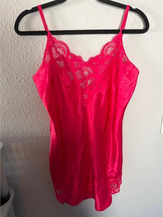 Victoria's Secret Other - Vintage Victoria's Secret Pink Slip Dress size L